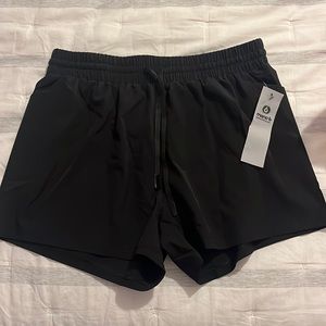 Black Drawstring Shorts